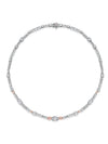 The National Gallery Play of Light Pink and White Diamond Necklace