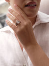 Classic Split Shoulder Platinum Diamond Ring