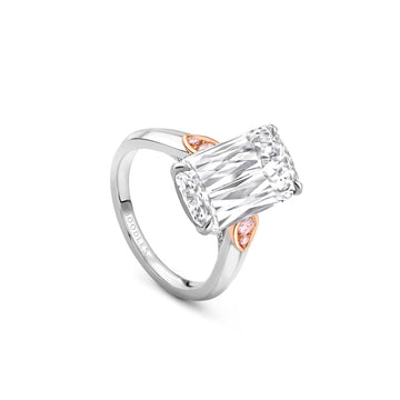 Ashoka Diamond Cupid Platinum Ring