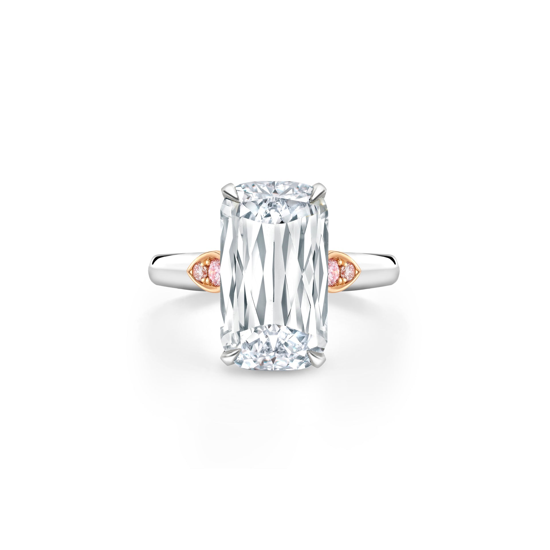 Ashoka Diamond Cupid Platinum Ring