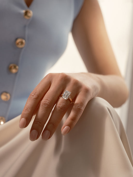 Cupid Ashoka Diamond Rose Gold Ring