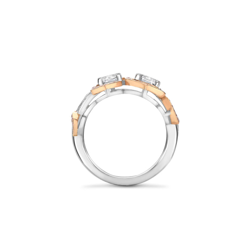 A Family Journey Muscat Pink and White Diamond Ring