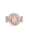 Monaco Pink Diamond Platinum Ring