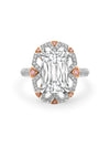 Fifth Avenue Ashoka Diamond Platinum and Rose Gold Ring