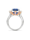 Fifth Avenue Oval Sapphire Platinum Ring
