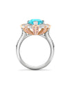 Fifth Avenue Marquise Paraiba and Pink Diamond Ring