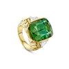 A Family Journey Seville Green Tourmaline Yellow Gold Ring