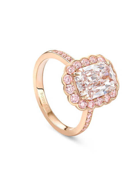 The Pink Ashoka Rose Gold Ring