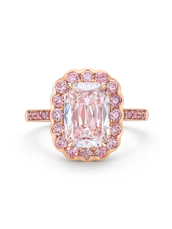 The Pink Ashoka Rose Gold Ring