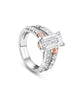 The National Gallery Play of Light Platinum Baguette Diamond Ring