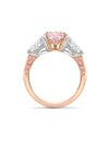 Petal Pear Pink Diamond Rose Gold Ring