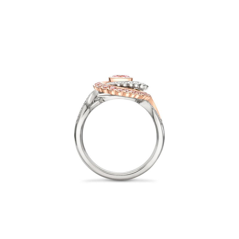 Monaco Pink Diamond Platinum Ring