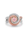 Monaco Pink Diamond Platinum Ring