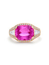 Paradox Cushion Pink Sapphire Rose Gold Ring