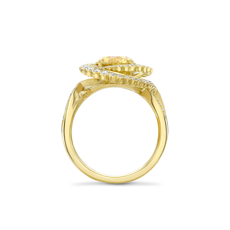 Monaco Yellow Diamond Yellow Gold Ring