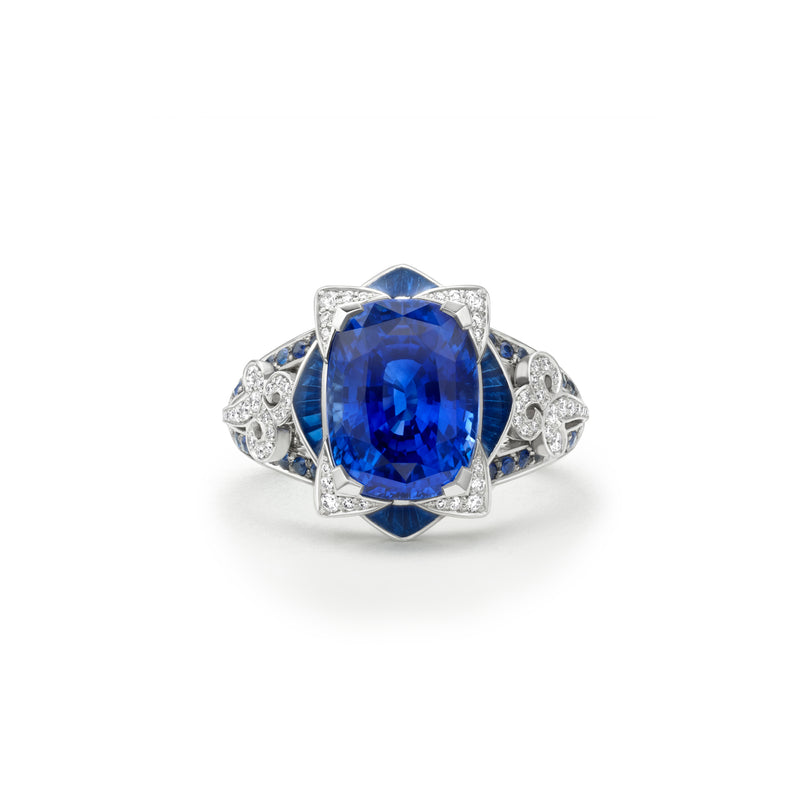 The Palace Collection Royal Porcelain Sapphire Ring