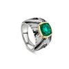 Africa Zebra Emerald Ring