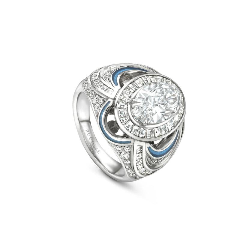 The Palace Collection Presence Chamber Platinum Ring