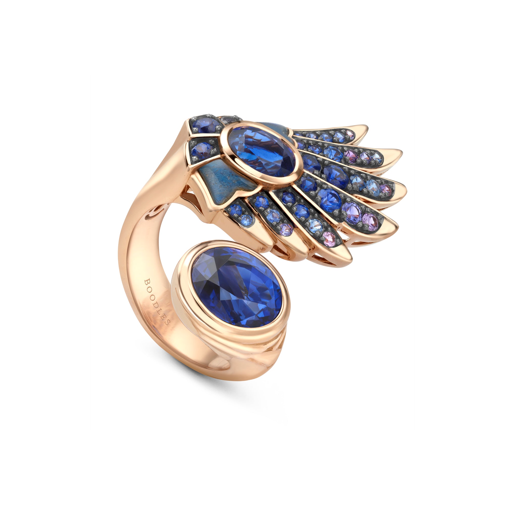 The Palace Collection Raven's Watch Gemini Sapphire Ring