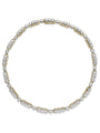 Classic Link Yellow Gold and Platinum Necklace