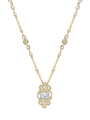 A Family Journey Vienna Ashoka Diamond Yellow Gold Pendant