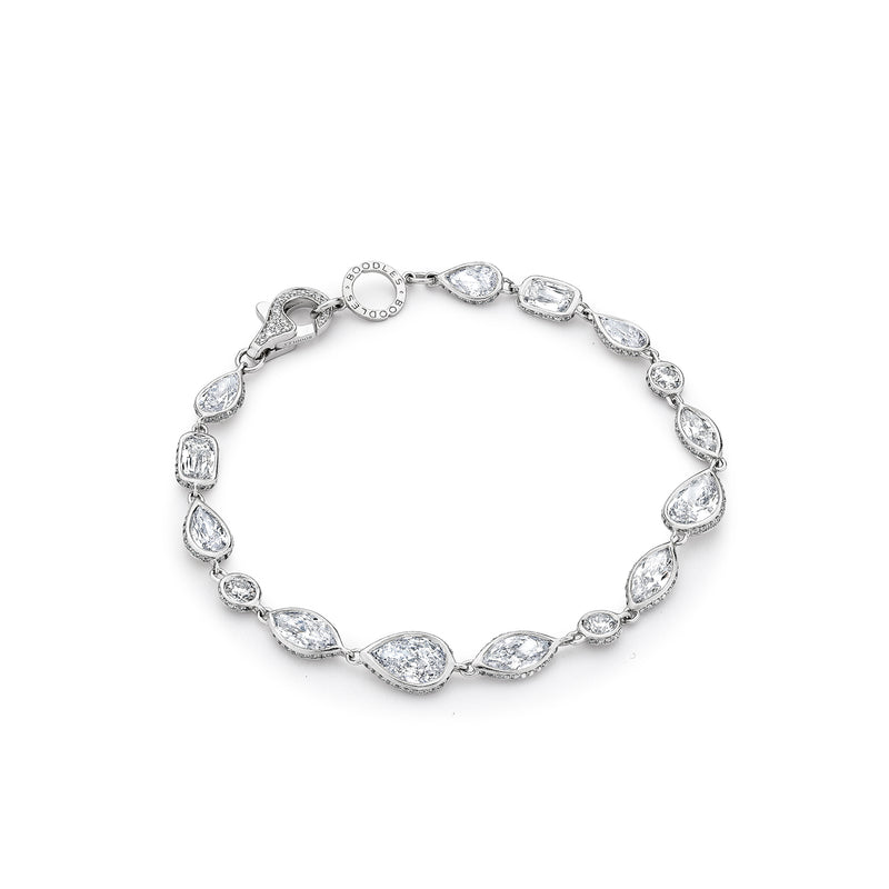 Lili Long Diamond Necklace With Detatchable Bracelet