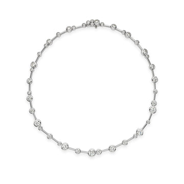 Raindance Large Platinum Diamond Necklace