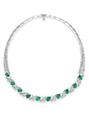 The Scroll Emerald Suite Featuring Necklace and Earrings