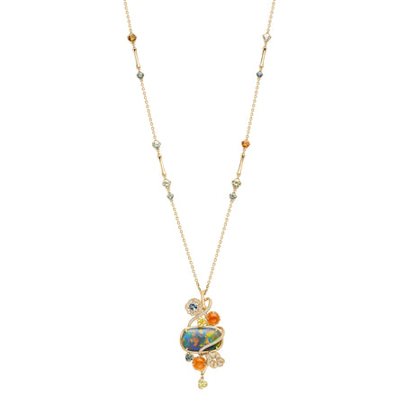 The Palace Collection Queen Charlotte's Cottage Opal French Gold Pendant