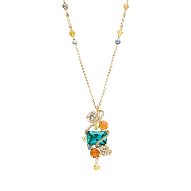 The Palace Collection Queen Charlotte's Cottage Tourmaline Pendant
