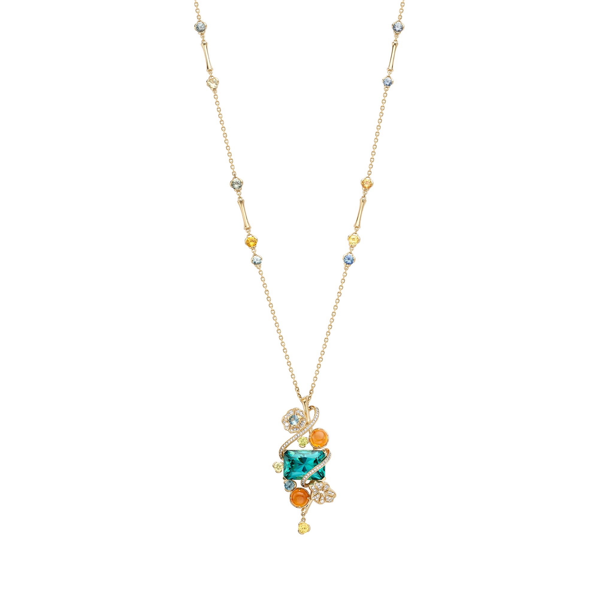 The Palace Collection Queen Charlotte's Cottage Tourmaline Pendant