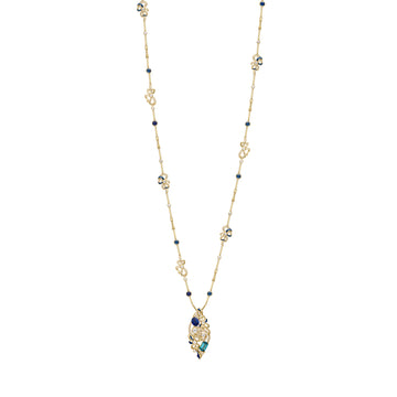 The Palace Collection Presence Chamber Long Yellow Gold Pendant