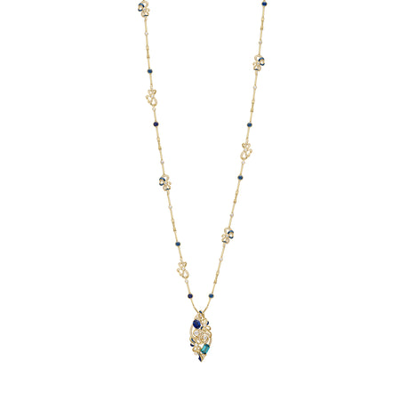 The Palace Collection Presence Chamber Long Yellow Gold Pendant