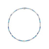 Play of Light Sapphire Platinum Necklace