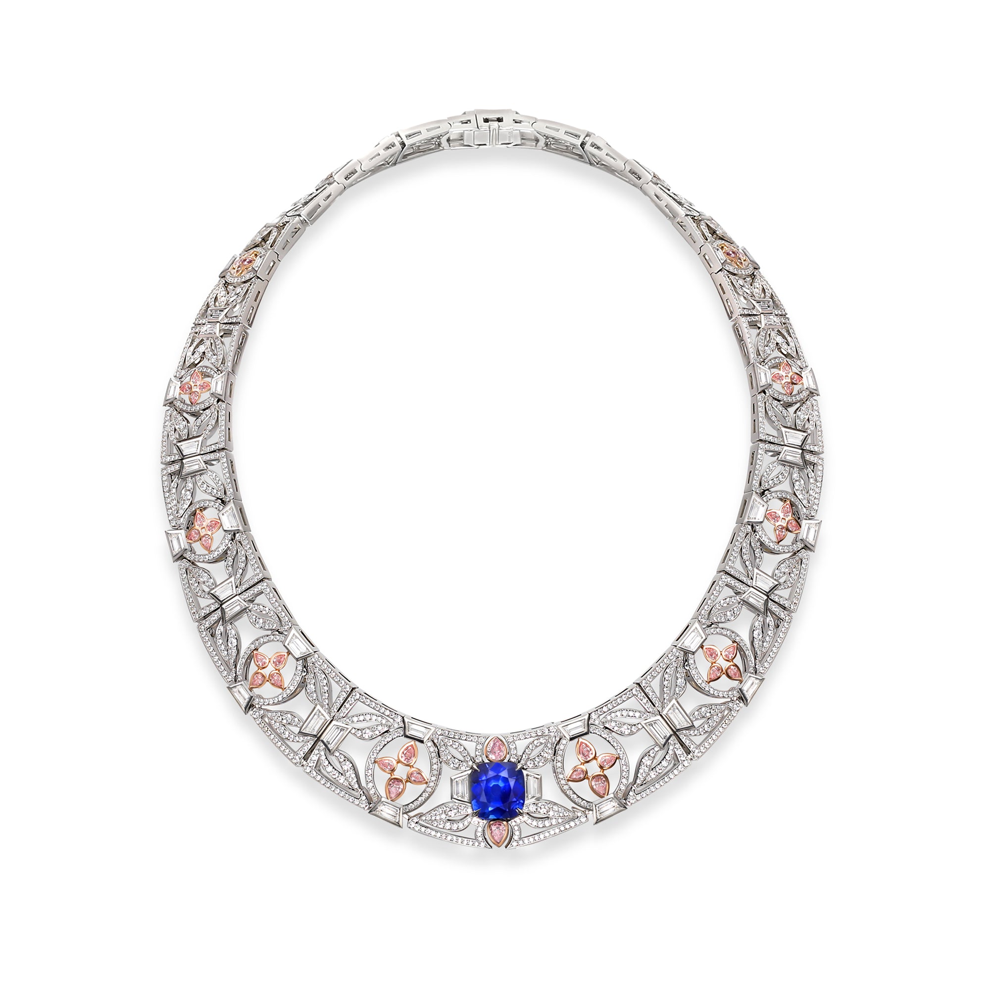 The Palace Collection Royal Porcelain Sapphire Collar