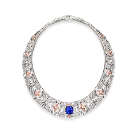 The Palace Collection Royal Porcelain Sapphire Collar