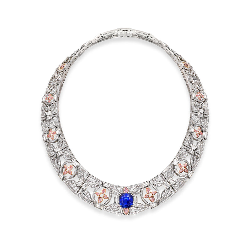 The Palace Collection Royal Porcelain Sapphire Collar