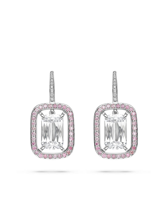 Vintage Ashoka Pink and White Diamond Earrings | Boodles