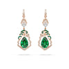 A Family Journey London Royal Parks Tsavorite Rose Gold Earrings