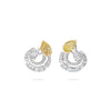 Play of Light Yellow Diamond Platinum Earrings
