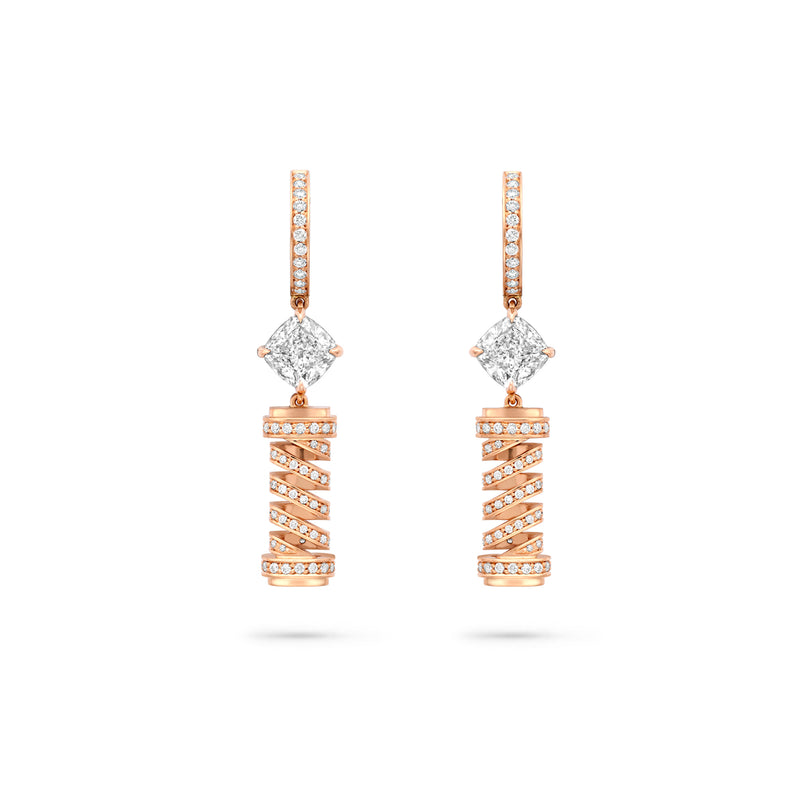 The Palace Collection Tudor Skyline Diamond Earrings