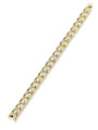Classic Savoy Large Yellow Gold Diamond Bracelet