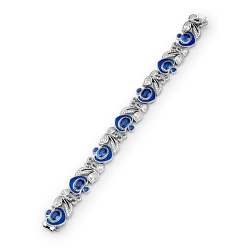 The Palace Collection Royal Porcelain Sapphire Bracelet