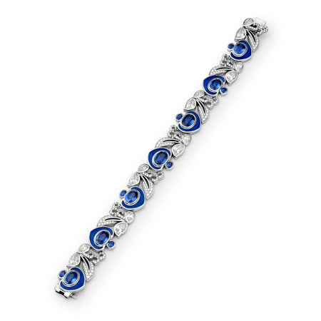 The Palace Collection Royal Porcelain Sapphire Bracelet