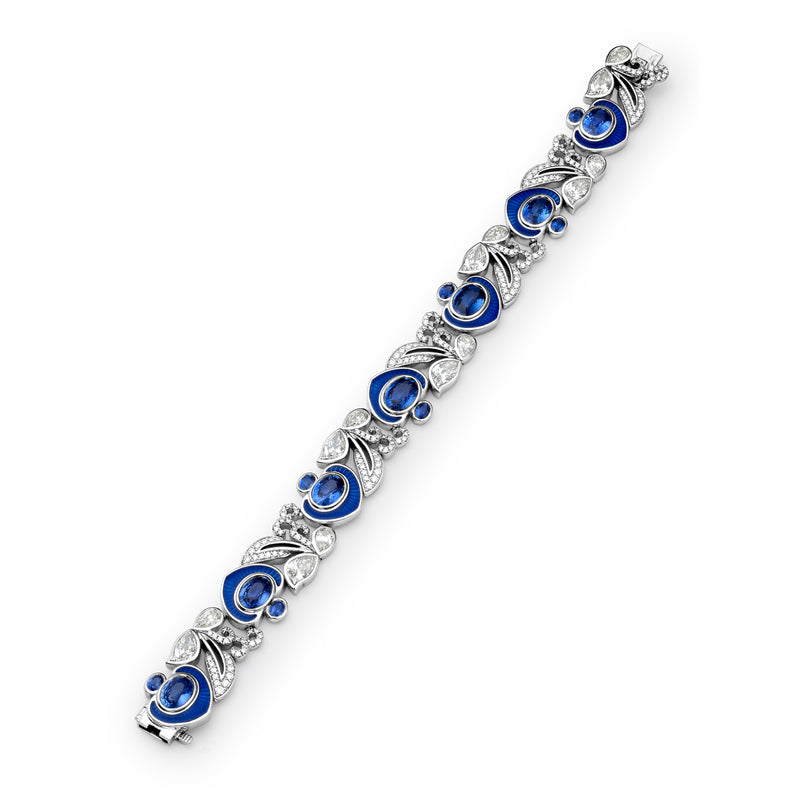 The Palace Collection Royal Porcelain Sapphire Bracelet