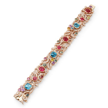 The Palace Collection Royal Damask Rose Gold Bracelet
