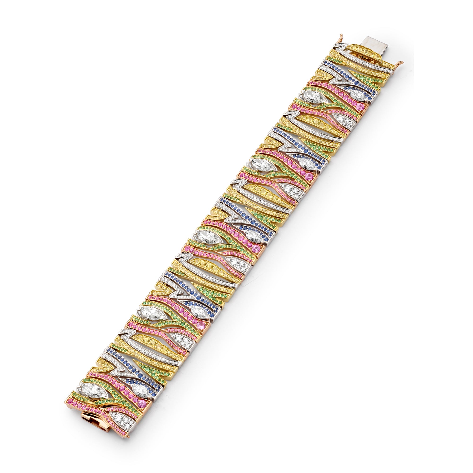 Disco Zebra Large Bracelet