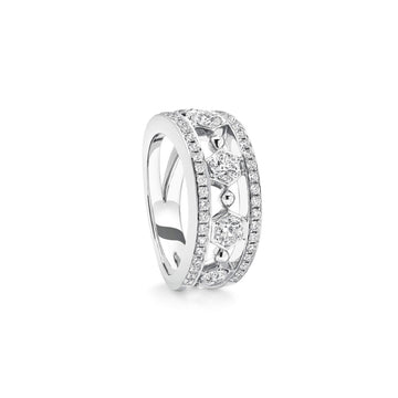 Circus Classic White Gold Diamond Ring
