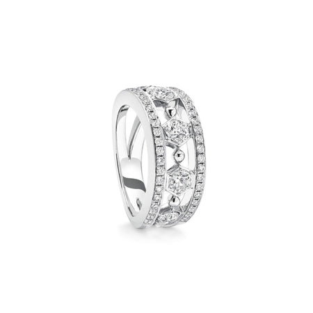 Circus Classic White Gold Diamond Ring