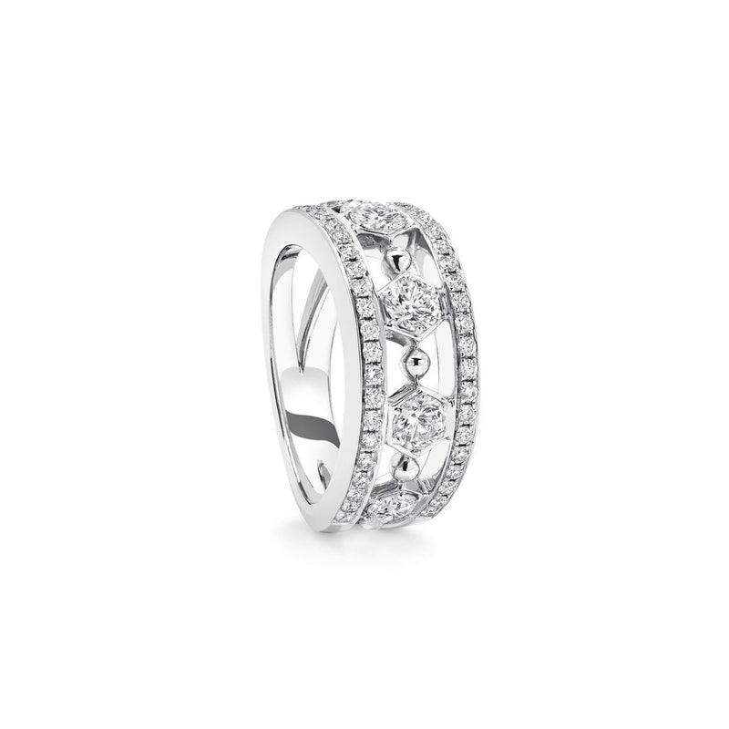 Circus Classic White Gold Diamond Ring